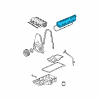 OEM 1998 Pontiac Firebird Cover Asm-Valve Rocker Arm (W/Fasteners) Diagram - 12559603