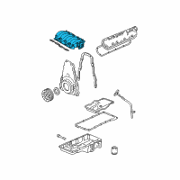 OEM 2003 Chevrolet Corvette Manifold Asm, Intake (Service) Diagram - 88894339