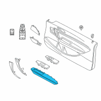 OEM 2015 BMW 228i xDrive ARMREST IN LEATHER, FRONT LE Diagram - 51-41-7-391-227