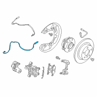 OEM 2021 BMW i3 Brake-Pad Sensor, Rear Diagram - 34-35-6-857-154