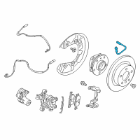 OEM 2018 BMW i3 Brake Hose Rear Diagram - 34-20-6-799-303