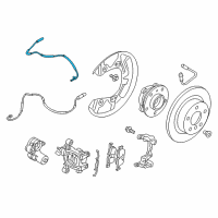 OEM 2021 BMW i3 Rear Abs Wheel Speed Sensor Diagram - 34-52-6-865-795