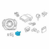 OEM 2017 BMW 230i Sensor, Passenger'S Seat Diagram - 61-31-9-243-474