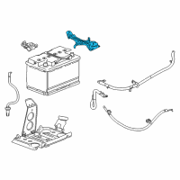 OEM Cadillac ATS Hold Down Diagram - 23118997