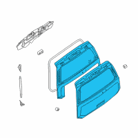 OEM 2006 Nissan Armada Door - Back Diagram - 90100-ZQ30A