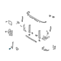 OEM 2016 Toyota Tundra Lock Support Bolt Diagram - 90119-06790