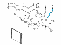 OEM 2020 BMW X7 HOSE FOR EXPANSION TANK Diagram - 17-12-8-654-310