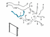 OEM 2022 BMW X7 LINE FROM RADIATOR Diagram - 17-12-9-894-777