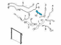 OEM 2022 BMW 840i xDrive Gran Coupe LINE FROM COOLANT PUMP-CYLIN Diagram - 11-53-8-650-983