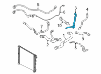 OEM 2022 BMW X5 HOSE ELECTRIC COOLANT PUMP Diagram - 17-12-9-894-784