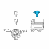 OEM 2015 Jeep Cherokee Sensor-Pressure Diagram - 56038976AA