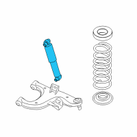 OEM 2006 Infiniti QX56 ABSORBER Assembly - Shock, Rear Diagram - 56200-ZV65A