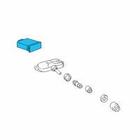 OEM Honda Receiver Unit, Tpms Diagram - 39350-TK6-A12