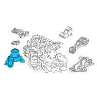 OEM 2017 Honda HR-V Rubber Sub-Assy. Diagram - 50822-T9D-T02