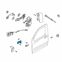 OEM 2012 Ford Transit Connect Upper Hinge Diagram - 2T1Z-6122801-B