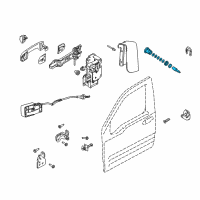 OEM 2010 Ford Transit Connect Lock Cylinder Diagram - 2T1Z-18168-A