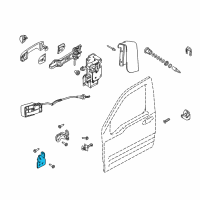 OEM 2012 Ford Transit Connect Upper Hinge Diagram - 2T1Z-6122801-A