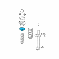 OEM Infiniti Q50 Seat Rear Spring Upper Diagram - 55050-1MA0A