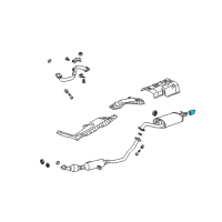 OEM 2009 Toyota Corolla Tailpipe Extension Diagram - 17408-28030