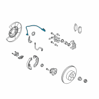 OEM 2009 Infiniti EX35 Sensor Assembly Anti Ski, Rear Diagram - 47900-JL00A