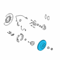 OEM Infiniti Rotor-Disc Brake, Rear Diagram - 43206-JK600