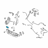 OEM Ford Transit-350 HD EGR Valve Gasket Diagram - BK2Z-9E464-A