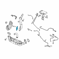 OEM 2017 Ford Transit-250 EGR Tube Gasket Diagram - 6C1Z-9E464-A