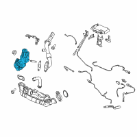 OEM 2017 Ford Transit-150 EGR Valve Diagram - FB3Z-9D475-C