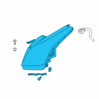 OEM Cadillac ELR Composite Assembly Diagram - 22874969