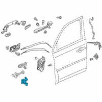 OEM 2021 Honda Odyssey Hinge, Left Front Door (Lower) Diagram - 67460-TG7-A01ZZ