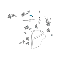 OEM 2005 Honda Civic Door Lock Diagram - 72146S5AA11