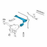 OEM 2006 Chevrolet Corvette Wiper Transmission Diagram - 25820788