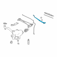 OEM Chevrolet Corvette Arm-Windshield Wiper Diagram - 15147566