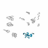 OEM 2012 Honda Ridgeline CYLINDER SET, KEY Diagram - 06351-SJC-A20