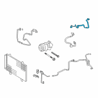 OEM Lexus LS460 Tube Sub-Assy, Suction, B Diagram - 88707-50010