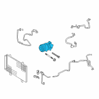 OEM Lexus IS F Reman Compressor Diagram - 88310-50160-84