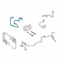 OEM Lexus LS460 Hose Sub-Assy, Discharge Diagram - 88703-50050