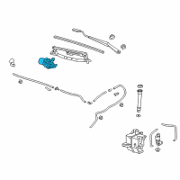 OEM 2018 Chevrolet Sonic Front Motor Diagram - 94525906