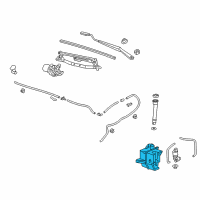 OEM 2013 Chevrolet Sonic Washer Reservoir Diagram - 95229337