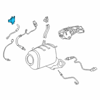 OEM BMW Exhaust Pressure Sensor Diagram - 13-62-7-808-013