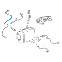 OEM BMW Exhaust Gas Temperature Sensor Diagram - 13627805806