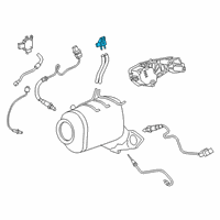 OEM 2011 BMW 335d Exhaust Pressure Sensor Diagram - 13-62-7-805-758