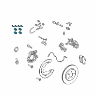 OEM 2010 Ford Mustang Mount Kit Diagram - 1R4Z-2321-BA