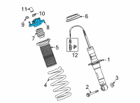 OEM 2022 Chevrolet Corvette Shock Mount Diagram - 84977029