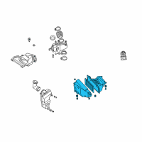 OEM 2001 Nissan Maxima Body Assembly-Air Cleaner Diagram - 16528-2Y000