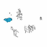 OEM 2001 Nissan Maxima Duct Assembly - Air Diagram - 16554-2Y000