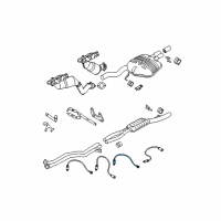 OEM 2006 BMW 525xi Oxygen Sensor Diagram - 11-78-7-558-073