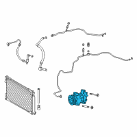 OEM 2019 Toyota Corolla Compressor Assembly Diagram - 88310-02B60
