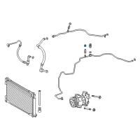 OEM Toyota Liquid Line Cap Diagram - 88899-F4180