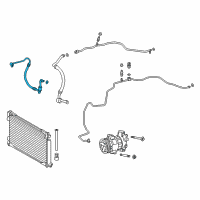 OEM 2021 Toyota C-HR Discharge Hose Diagram - 88703-F4010